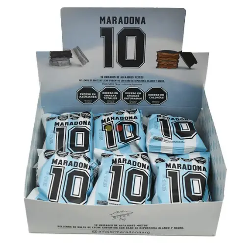 Alfajores mundial caja x6 blanco